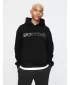Férfi pulóver GAP LOGO HOODIE PULLOVER 646080-03 IGAZ FEKETE