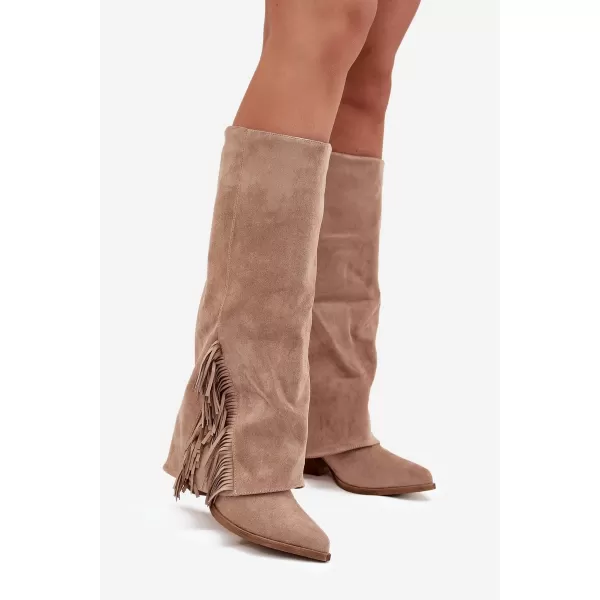  Női sarkú cipő BOTO ZALIA 38568 KHAKI 