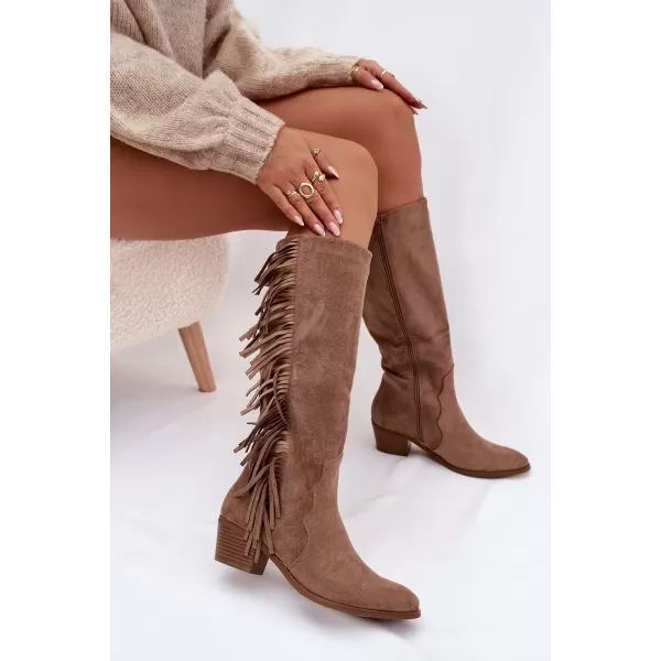  Női csizma BOTO FIRLINA 40921 KHAKI 