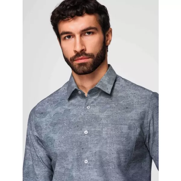  Férfi ing OMBRE K701 SZÜRKE 