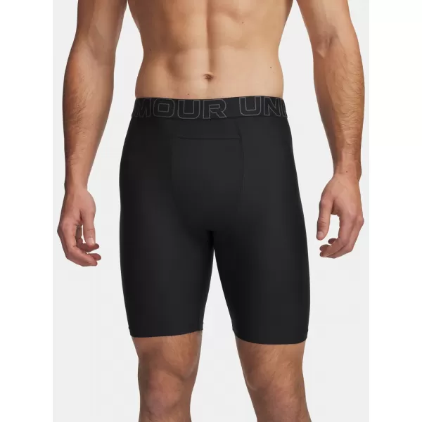  Férfi boxerek UNDER ARMOUR PERFORMANCE POUCH - SOLID 9IN - 2 6012561-001 FEKETE 
