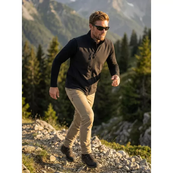 Férfi softshell mellény ALTISPORT NoPrint NP/ALM865 ÉBENFA SZÜRKE 