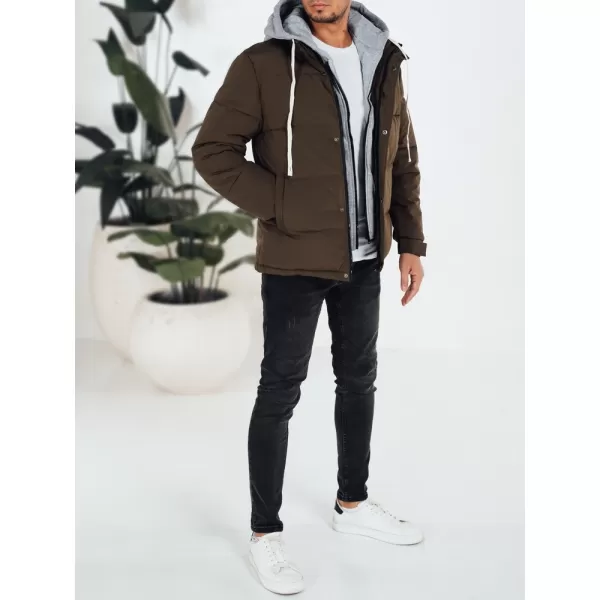  Férfi dzseki DSTREET TX5102 BARNA 