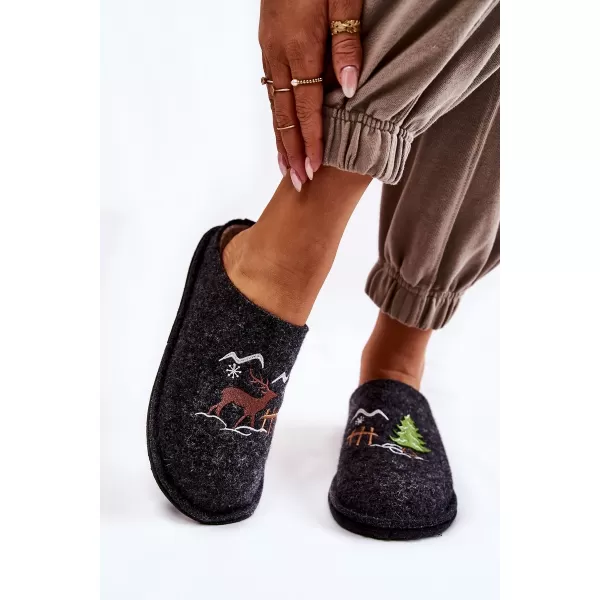  Női papucs BIG STAR KK276018 BLACK/BEGE Big Star Shoes 