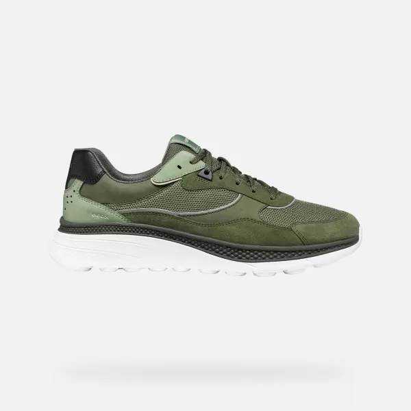  Férfi tornacipő GEOX SPHERICA ACTIF X1 G014566 KHAKI 