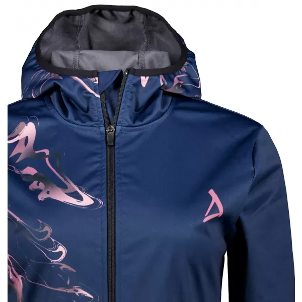  Női prémium softshell kabát ALTISPORT VOJ/ALW064JACK01 KÉK RÓZSASZÍN 