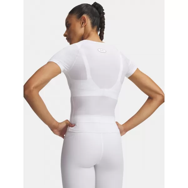 Női póló UNDER ARMOUR HEATGEAR ELITE SS 6015368-100 FEHÉR 