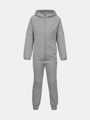 Fiúk készlet UNDER ARMOUR UA DOUBLE KNIT FZ SET UAFII1NE-053 SZÜRKE