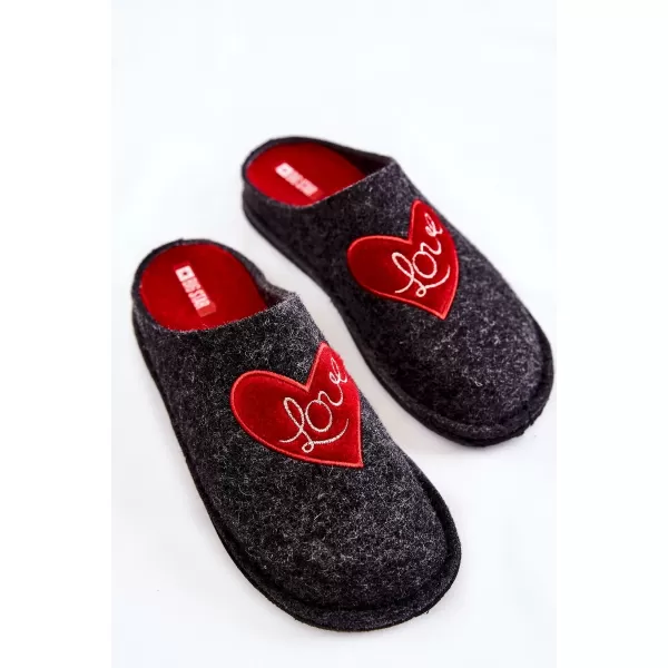  Női papucs BIG STAR KK276019 BLACK/RED Big Star cipő 