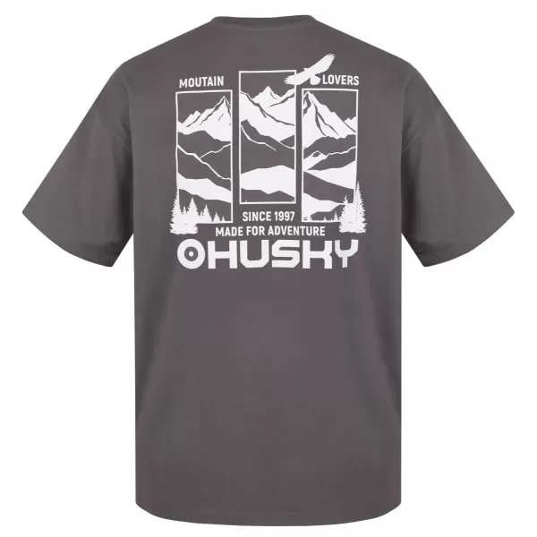  Férfi póló HUSKY TEE VIEW M SZÜRKE 