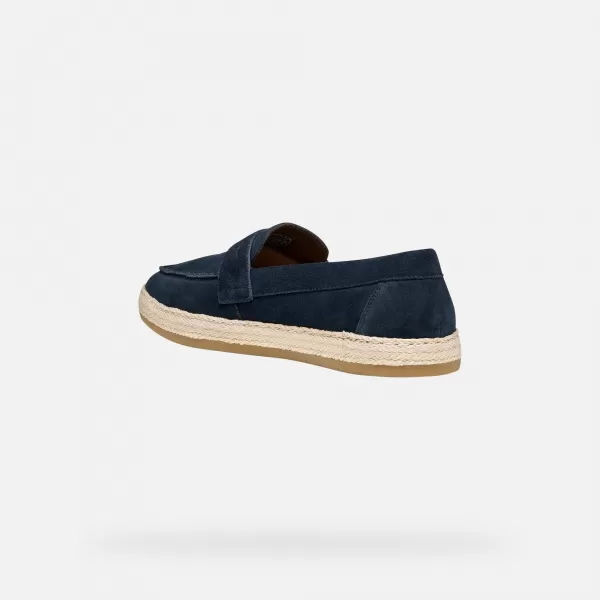  Férfi mokaszinok GEOX PANTELLERIA G014528 SÖTÉTKÉK 
