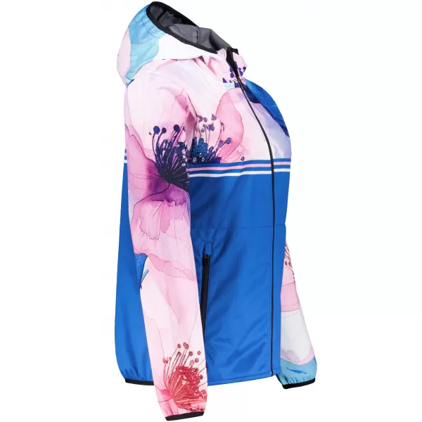  Női prémium softshell kabát ALTISPORT VOJ/ALW117JACK01 KÉK/RÓZSASZÍN 