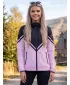 Női prémium softshell kabát ALTISPORT VOJ/ALW101JACK01 RÓZSASZÍNES FEKETE