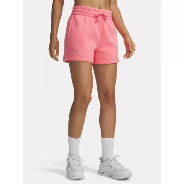  Női rövidnadrág UNDER ARMOUR RIVAL FLEECE SHORT 1382723-600 RÓZSASZÍN 