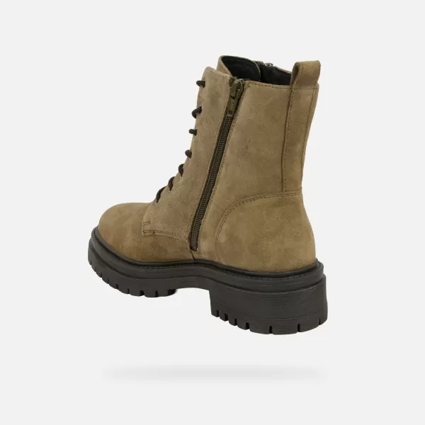  Női bokacsizma GEOX IRIDEA G004093 KHAKI 