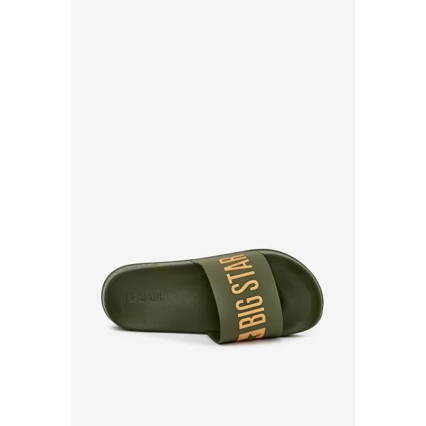 Férfi papucs BIG STAR SS174360 GREEN Big Star Shoes 