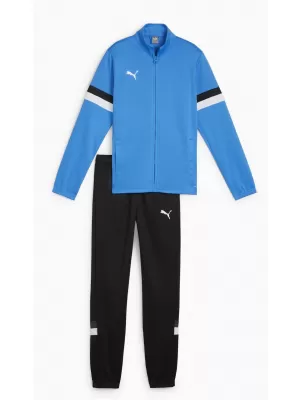 Gyermek készlet PUMA TEAMRISE TRACKSUIT JR 658655_02 IGNITE BLUE/ KÉK/PUMAFEKETE GYÚJTÁS