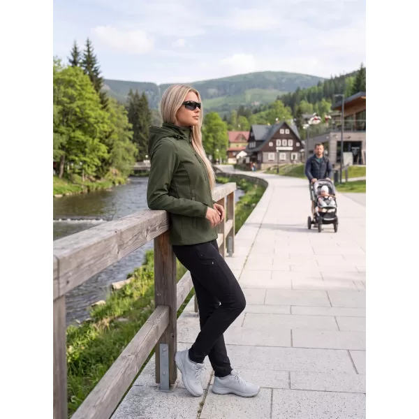  Női softshell kabát ALTISPORT NoPrint NP/ALW945 KATONAI 
