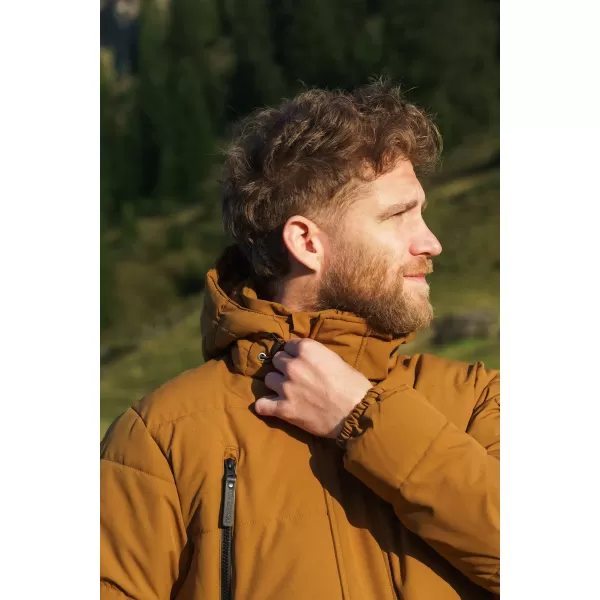  Férfi téli kabát NORDBLANC FYRN NBWJM8257 PUŠTÍK BARNA 