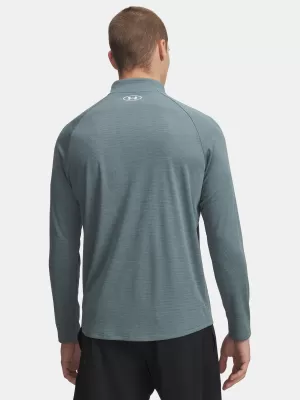 Férfi póló UNDER ARMOUR UA TECH TEXTURED 1/2 ZIP 1382797-587 KÉK