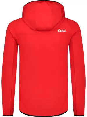 Férfi powerfleece pulóver NORDBLANC CREEK NBWFM8280 PIROS