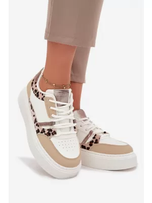 Női tornacipő BIG STAR SS274357 WHITE/BEGE Big Star Shoes