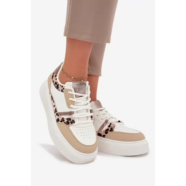  Női tornacipő BIG STAR SS274357 WHITE/BEGE Big Star Shoes 