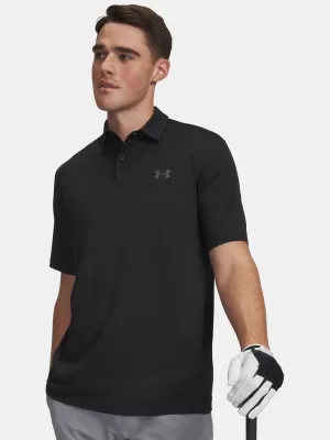 Férfi póló UNDER ARMOUR MATCHPLAY POLO 6009799-001 FEKETE