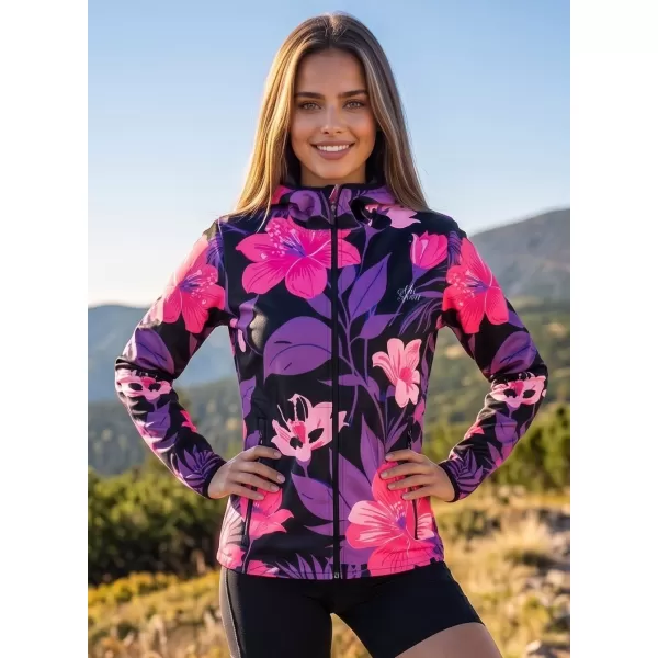  Női prémium softshell kabát ALTISPORT VOJ/ALW115JACK01 LILA/FEKETE 