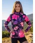 Női prémium softshell kabát ALTISPORT VOJ/ALW115JACK01 LILA/FEKETE