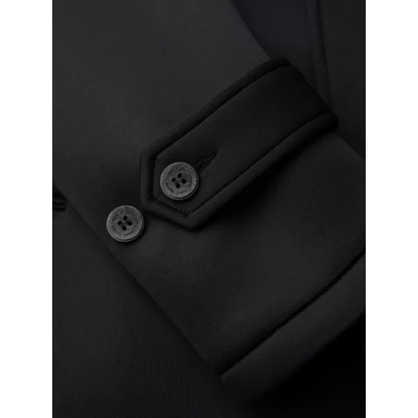  Férfi kabát OMBRE OM-COLC-0144 FEKETE 