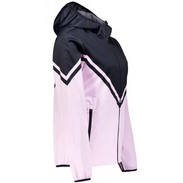 Női prémium softshell kabát ALTISPORT VOJ/ALW101JACK01 RÓZSASZÍNES FEKETE 