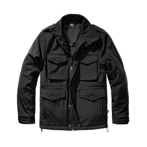  Férfi softshell kabát BRANDIT 3208 FEKETE 
