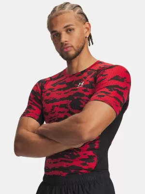 Férfi póló UNDER ARMOUR HG PRINTED SS 6009657-002 FEKETE