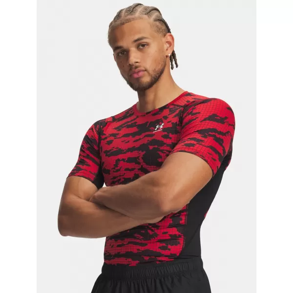 Férfi póló UNDER ARMOUR HG PRINTED SS 6009657-002 FEKETE 
