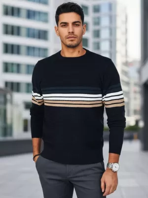 Férfi pulóver DSTREET WX2323 SÖTÉTKÉK