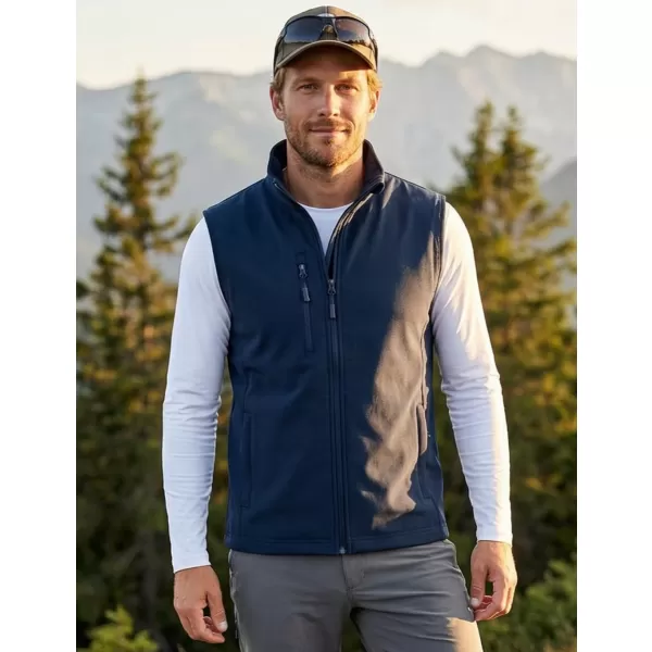  Férfi softshell mellény ALTISPORT NoPrint NP/ALM865 SÖTÉTKÉK 
