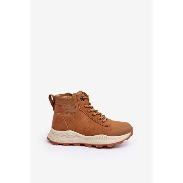  Gyermek téli cipő BIG STAR MM374202 CAMEL Big Star Shoes 
