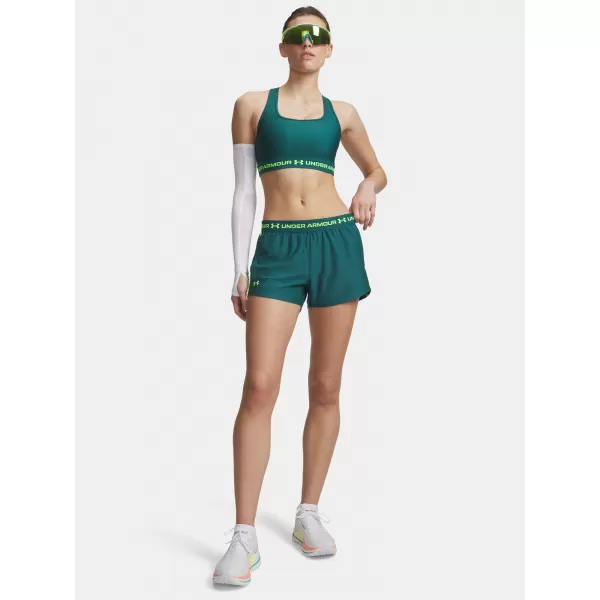  Női rövidnadrág UNDER ARMOUR TECH PLAY UP SHORTS 1389882-338 ZÖLD 