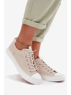 Női tornacipő BIG STAR TT274387 BÉZS Big Star Shoes