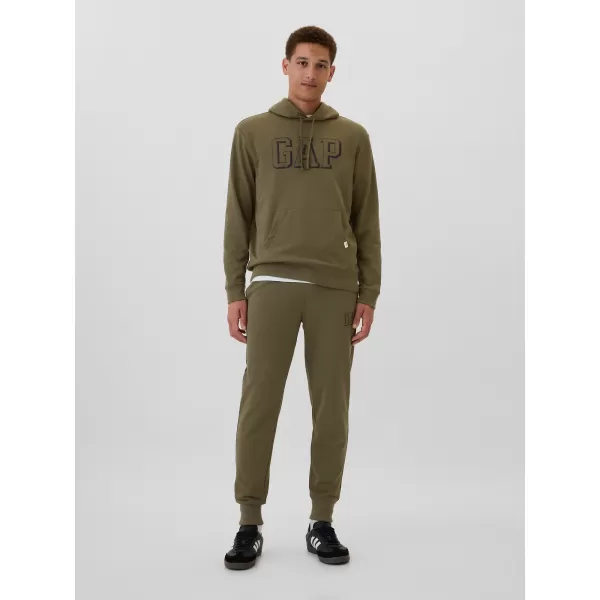  Férfi pulóver GAP ATHLETIC LOGO PULLOVER HOODIE 542302-01 OLAJBOGYÓ ÉJSZAKA 