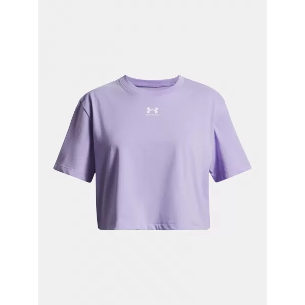  Lányos póló UNDER ARMOUR UA RIVAL SS 1389755-538 LILA 