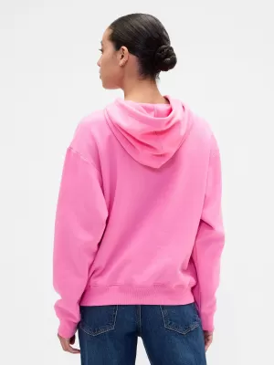 Női pulóver GAP LOGO HOODIE PULLOVER 463506-98 SZERELMESLEVÉL