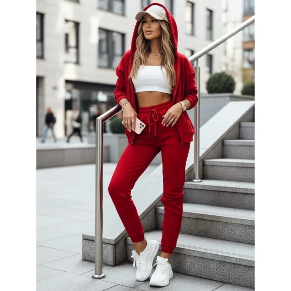  Női szett DSTREET AY0742 PIROS 