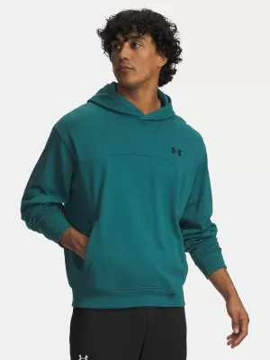 Férfi pulóver UNDER ARMOUR UA RIVAL LW HOODIE 6012335-338 FEKETE