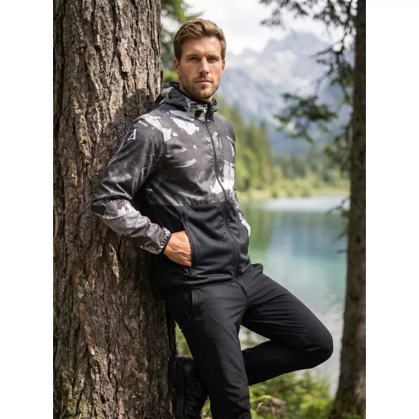  Férfi prémium softshell kabát ALTISPORT VOJ/ALM125JACK01 MASZK/BLK 