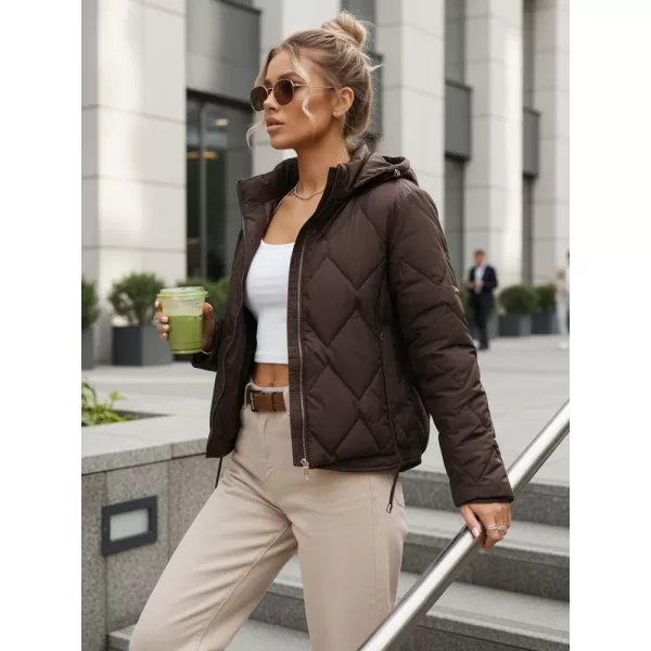  Női kabát DSTREET TY5670 BARNA 
