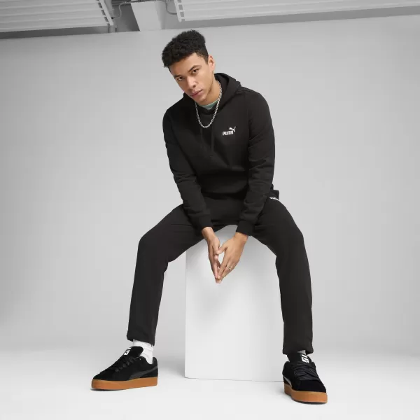  Férfi pulóver PUMA ESS SMALL NO. 1 LOGO HOODIE 682574-01 PUMA FEKETE 