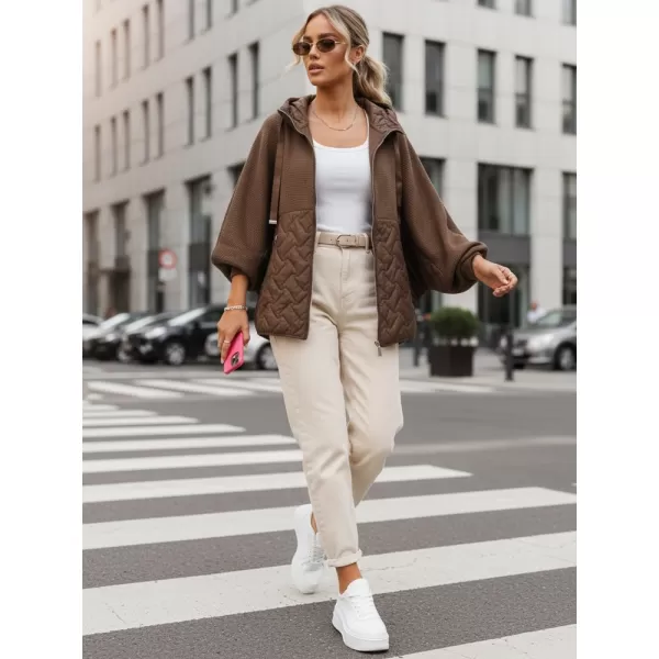  Női kabát DSTREET TY5593 BARNA 