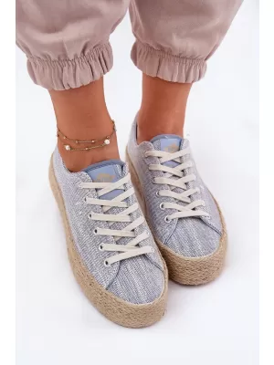 Női tornacipő LEE COOPER LCW-25-02-3284 VILÁGOSKÉK